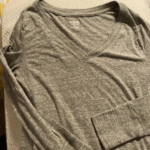 Heathered Sage Green Long Sleeve Shirt